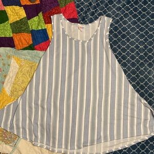 Lularoe Striped Tank Top